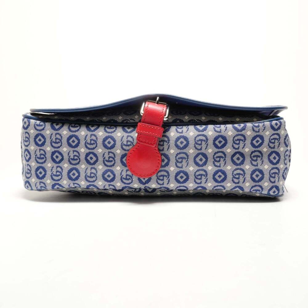GUCCI Blue Messenger Shoulder Bag - Picture 7 of 13